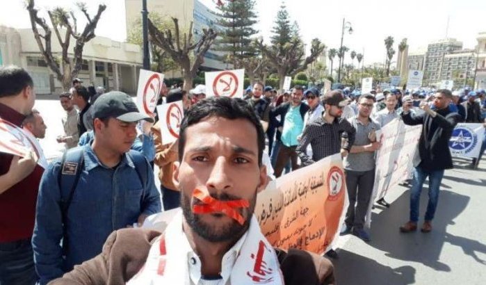 Marokko: leerkrachten veroordeeld na demonstratie