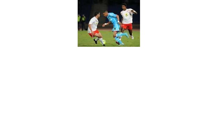 Wedstrijd Kawkab Marrakech - Olympique Marseille van 9 januari 2013