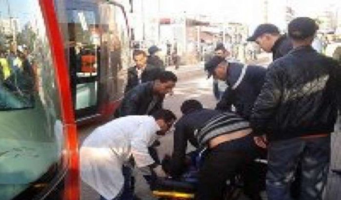 Kind zwaargewond door aanrijding tram Casablanca
