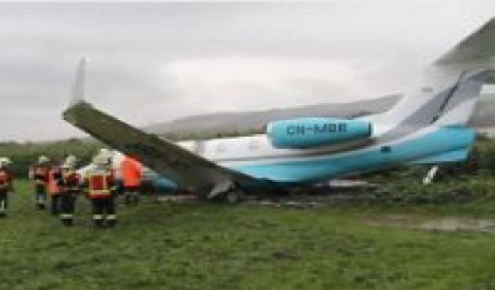 Marokkaanse vliegtuig raakt van landingsbaan in Zwitserland
