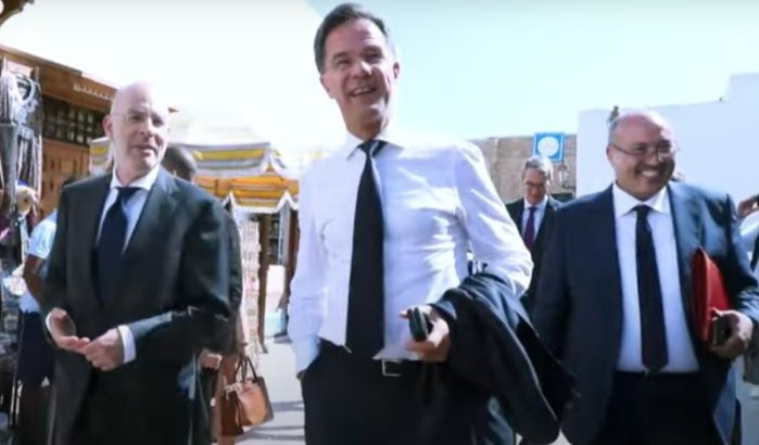 Mark Rutte bezoekt Kasba Oudaya in Rabat (video)