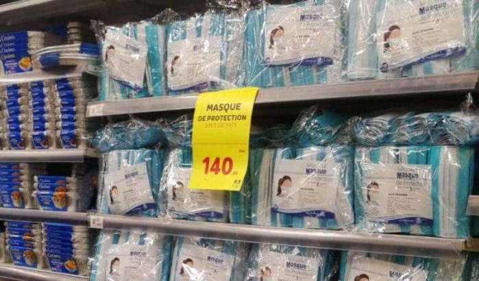 Marokko: supermarkten mogen geen mondkapjes meer verkopen