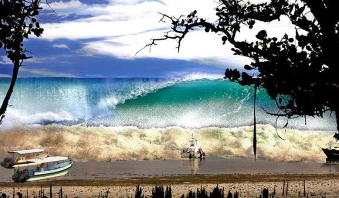 Marokko bedreigd door mega tsunami