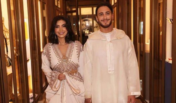 Saad Lamjarred en Ghita El Allaki delen foto's van trouwfeest