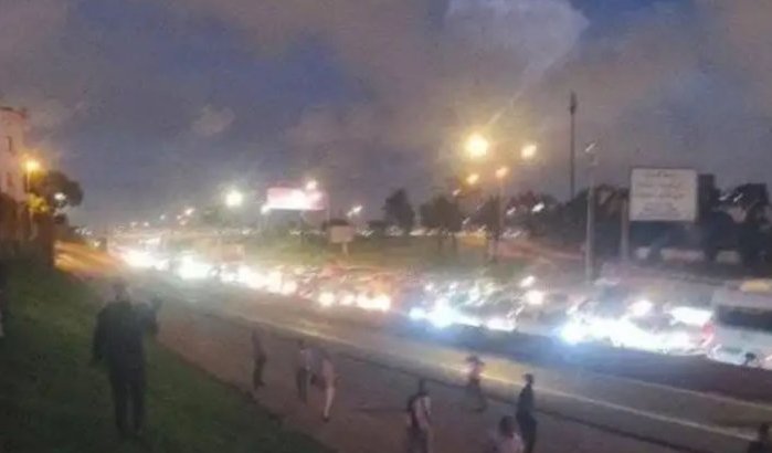 Snelweg Casablanca platgelegd GenZ212-demonstranten, 21 arrestaties
