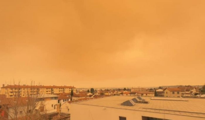 Nederland kleurt oranje door zand uit Marokkaanse Sahara