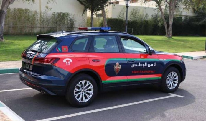 Nieuwe look voor politievoertuigen in Marokko (foto's)