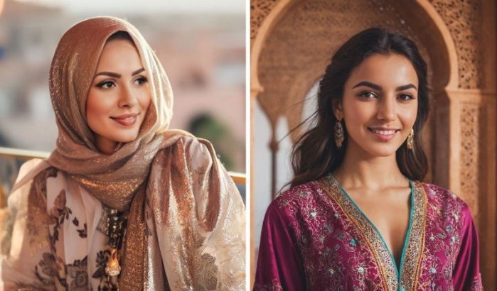 Marokkaanse AI-influencers Kenza en Radia strijden om volgers (foto's)