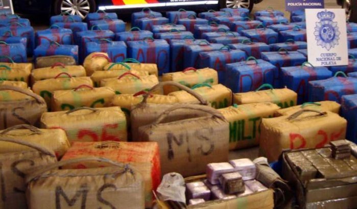 Spanje: 2,3 ton hasj onderschept na anoniem mailtje aan politie