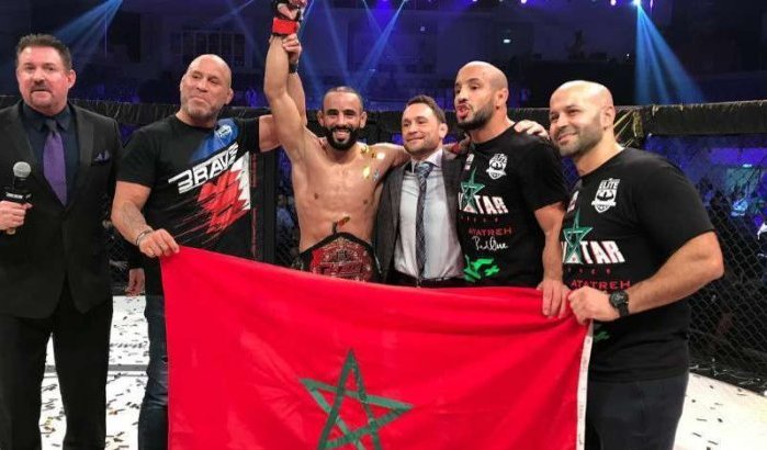 Thaibokser Ottman Azaitar wint gevecht in Bahrein (video)