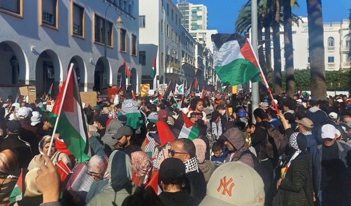 Rabat demonstreert voor Gaza: steeds meer kritiek op normalisatie met Israël