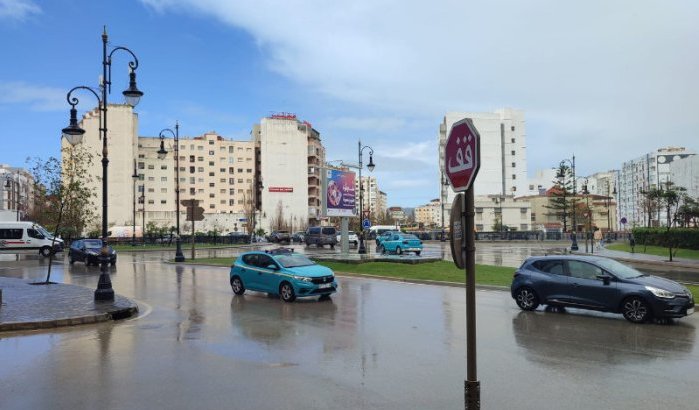 Tanger onder water na een regenachtige zondag