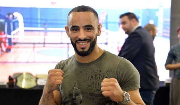 Ottman Azaitar vecht tegen Teema Packalen in Abu Dhabi