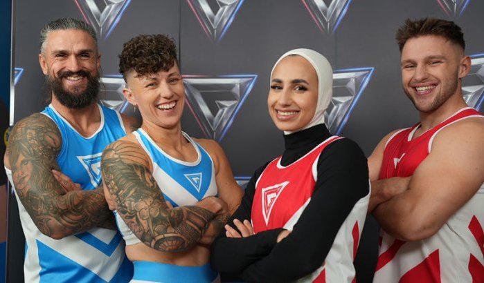 Aneila Afsar, eerste kandidaat met hijab in Britse cultshow "Gladiators"