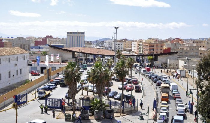 Grensovergang Melilla: minder drukte door uitkeringscontrole 
