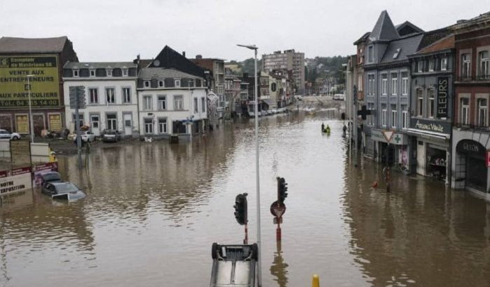 Azzedine en Ayoub redden oude vrouw tijdens overstromingen in België