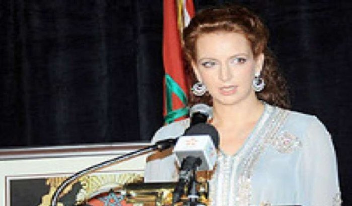 Kaftan Lalla Salma maakt sensatie in VS 