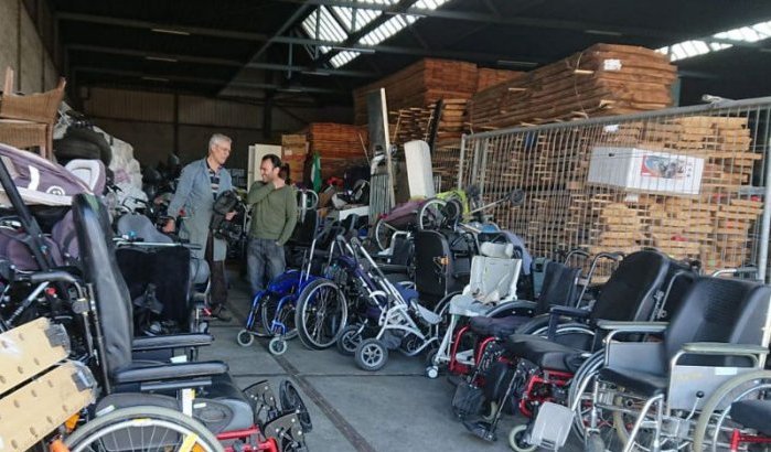 Veenendaalse Mohammed zoekt met spoed opslag voor rolstoelen Marokko