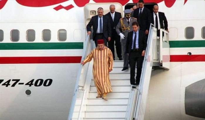 Koning Mohammed VI terug in Marokko na een privébezoek aan Frankrijk