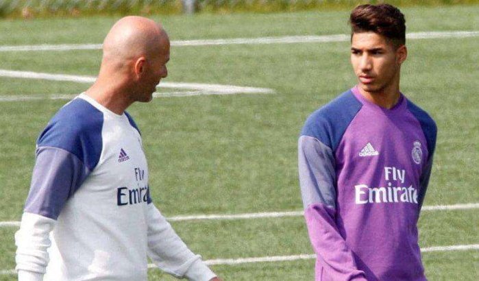 Na Zidane wordt ook Achraf Hakimi terug bij Real Madrid verwacht