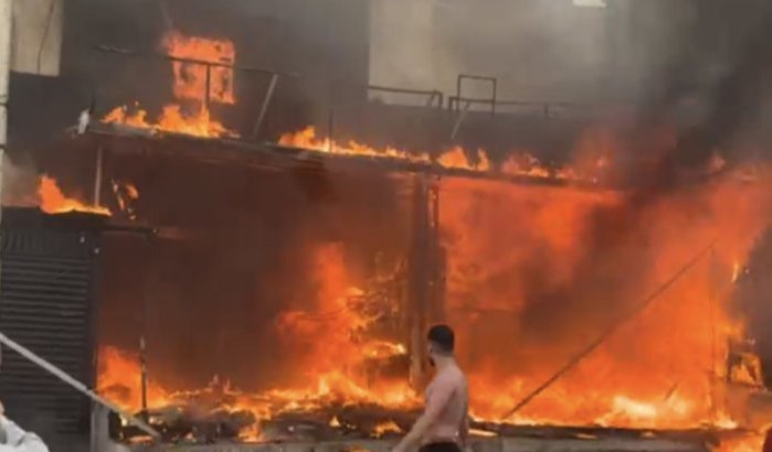 Dodelijke brand in medina Fez (video)