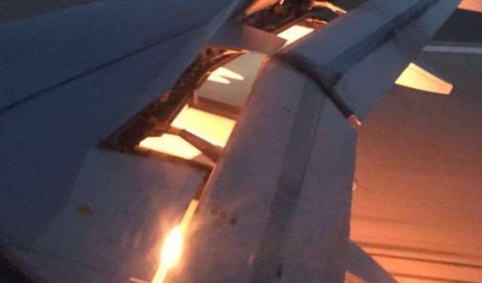 Motor toestel tussen Schiphol en Nador vliegt in brand