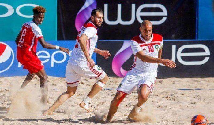 Marokko in halve finale beach-soccer Afika Cup