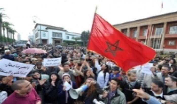 Protestmarsen brutaal onderdrukt in Rabat 