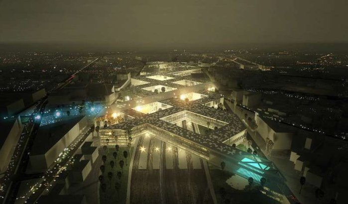 Futuristisch project voor treinstation Rabat