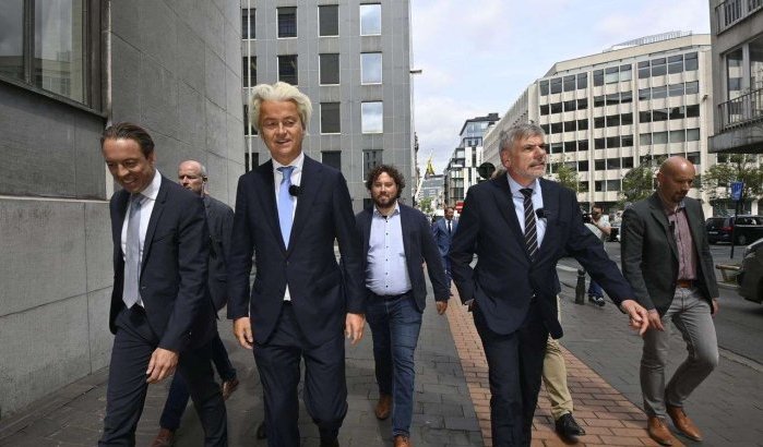 Islamsafari Dewinter en Wilders gestopt in Brussel
