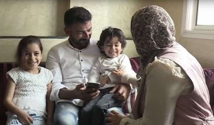 Emotionele weerzien kleine Ghazal en haar familie (video)