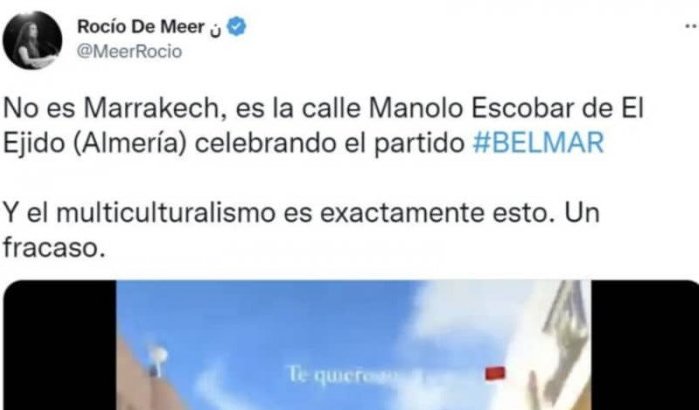 Marokkaan heeft top reactie op tweet Vox-parlementslid