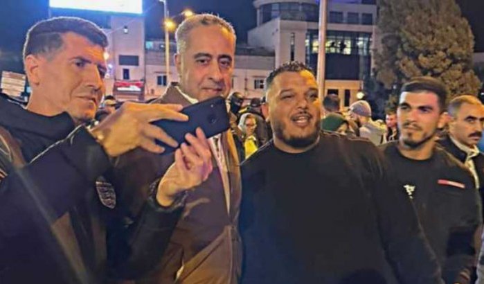Abdellatif Hammouchi als superster ontvangen in Tanger (foto's)