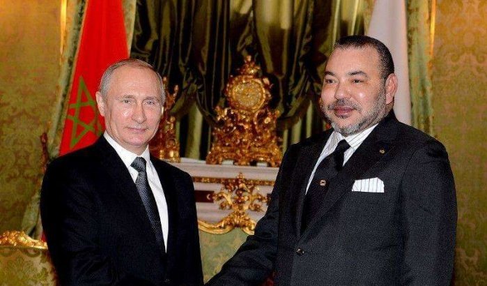 Koning Mohammed VI schrijft naar Russische president Vladimir Poetin