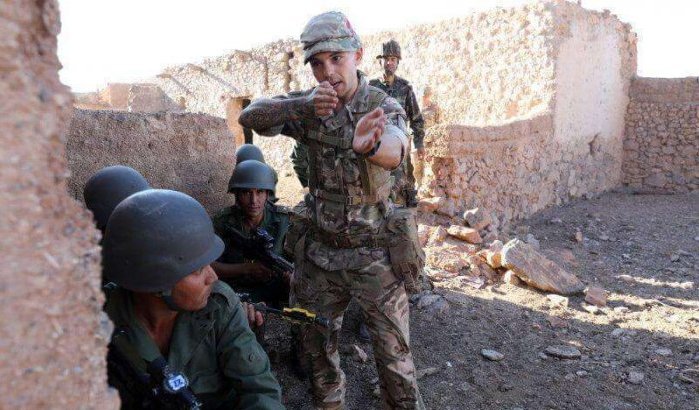 Britse soldaten in Marokko voor oefening "Jbel Sahara 19"