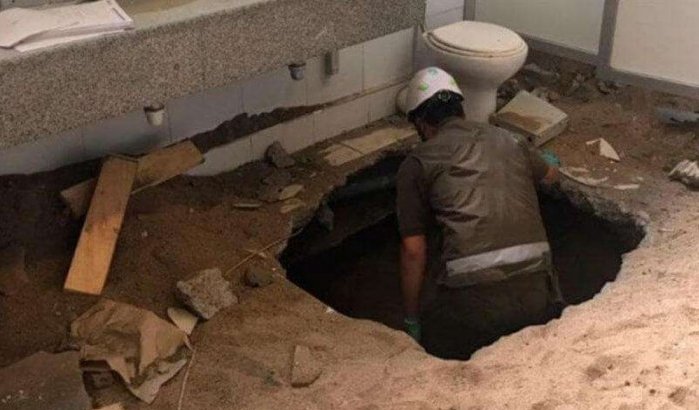 Marokko: routinecontrole winkel leidt tot vondst tunnel naar bank