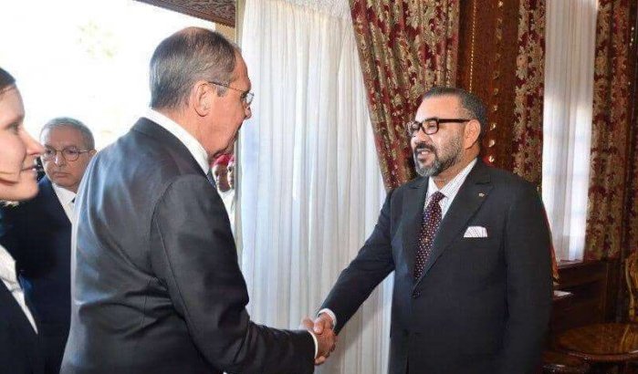 Sergej Lavrov bezoekt Marokko