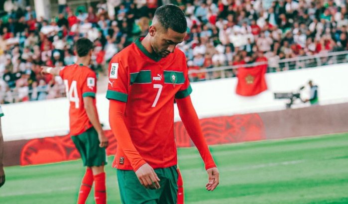 Veel kritiek op Hakim Ziyech in Marokko