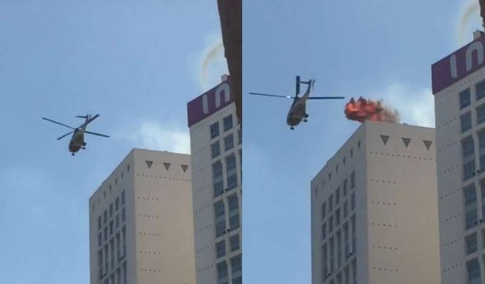 Ontploffing bij Twin Center Casablanca voor serie (video)