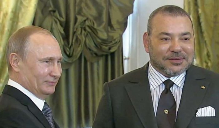 Ontmoeting Koning Mohammed VI en Vladimir Poetin (video en foto's)