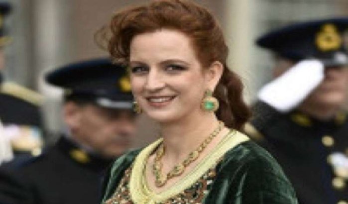 Foto's Lalla Salma op troonwisseling Nederland