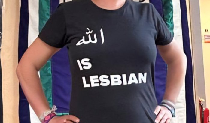 "Allah is lesbian": T-shirt van activist schokt Marokko