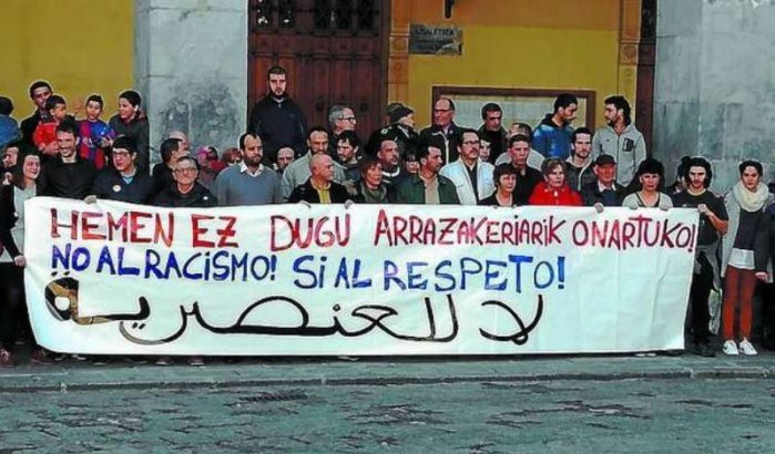 Protestactie tegen vernieling moskee in Spanje