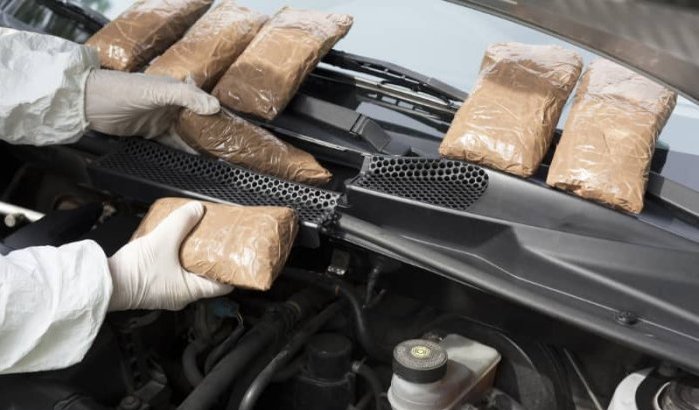 Tanger Med: 190 kilo drugs in autowrak gevonden