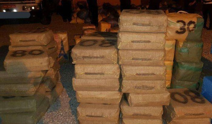 Antidrugsactie in Casablanca, 1,7 ton cannabis onderschept