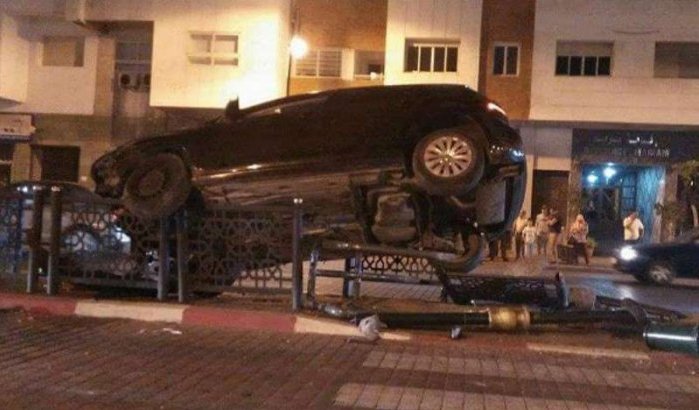 Dronken zoon Kamerlid veroorzaakt zwaar ongeval in Rabat (foto's)