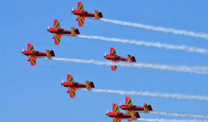 Troonfeest: luchtshow Marokkaans leger vandaag