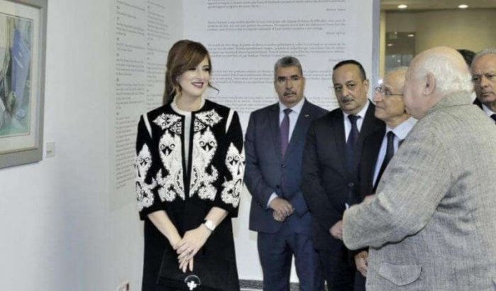 Lalla Salma verrast met bezoek aan museum