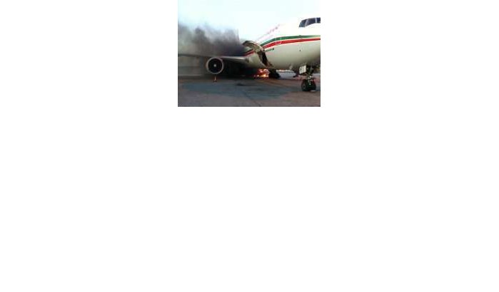 Vliegtuig Royal Air Maroc vat vuur in Montreal