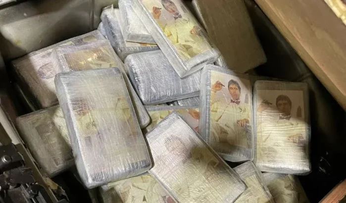 Spanje: "Scarface" op pakjes cocaïne bestemd voor Marokko
